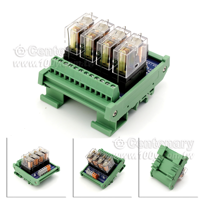 4-Way Omron Single-Group Relay Module - 44503 Product Image