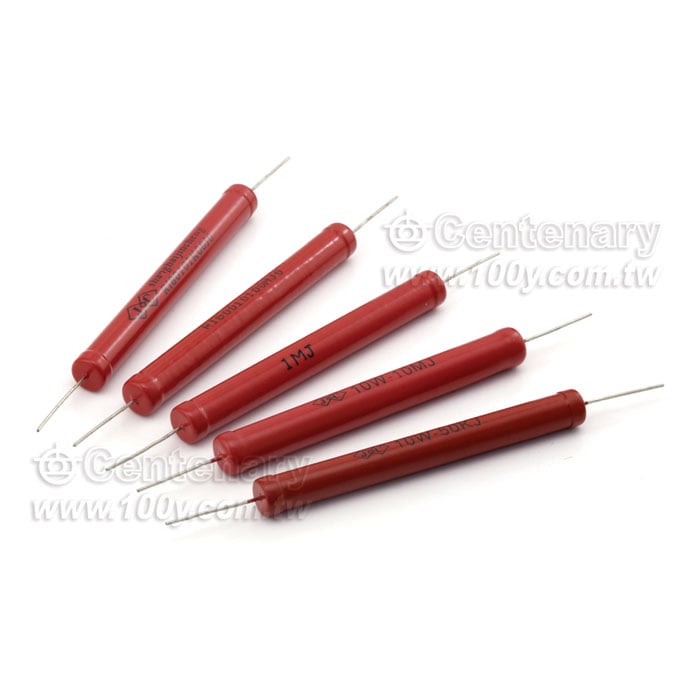 RI80 高壓玻璃釉無感電阻 大紅袍 10W 50KΩ - 125798 產品圖片