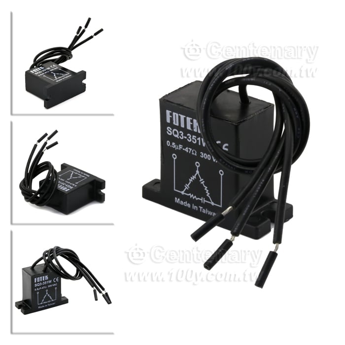 3相火花消除器 0.47uF+100ohm 300VAC