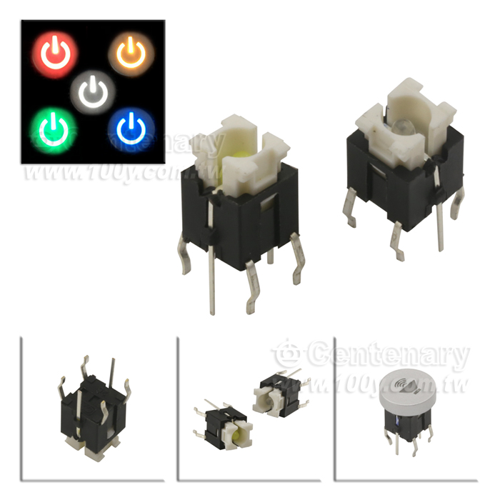 Illuminated tact switch - 125398 Product Image