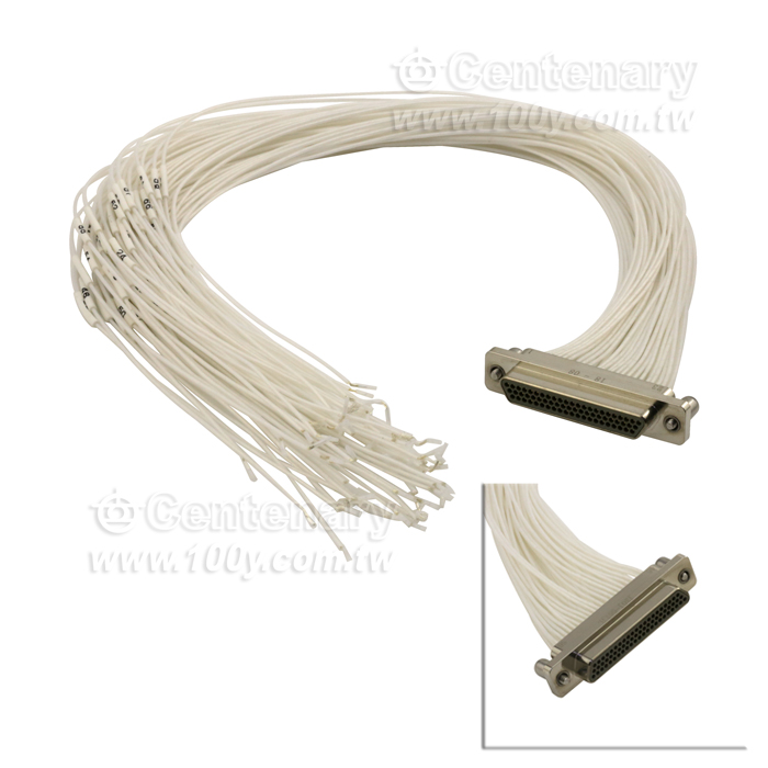 Rectangular connector 66 core plug wire length 30cm
