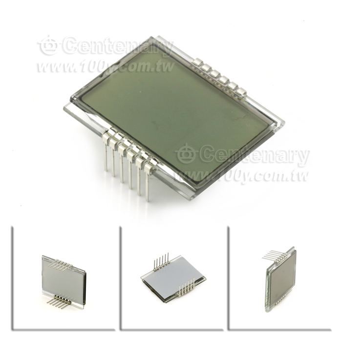 溫度顯示段碼 LCD液晶顯示屏 29*24mm - 128051 產品圖片