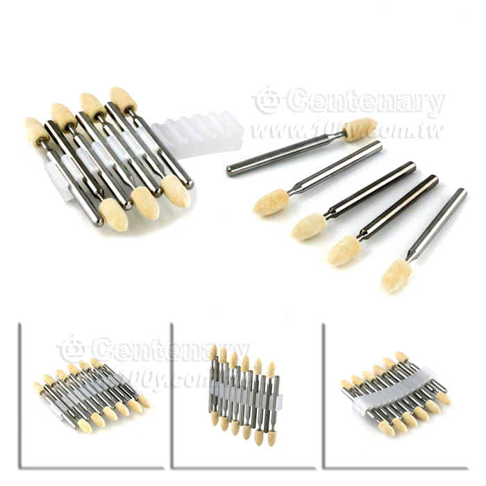 羊毛拋光打磨頭-錐形3*5-12支 - 128137 產品圖片