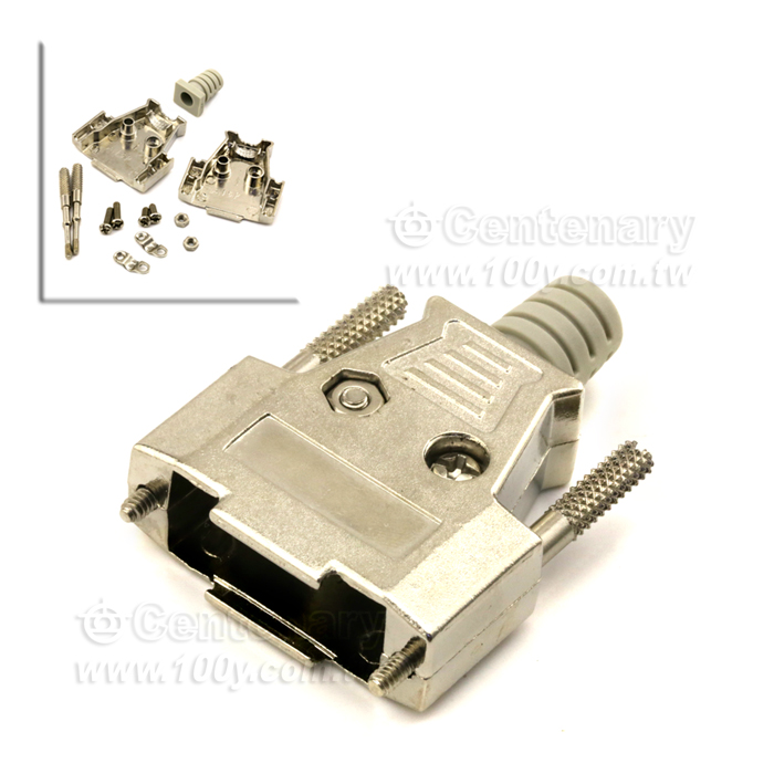D-Subminiature Connector Hoods-Plastic  (3 Pins) - 128313 Product Image