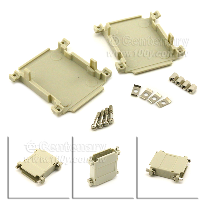 D-Subminiature Connector Hoods-Plastic  (25/25 Pins) - 3311 Product Image