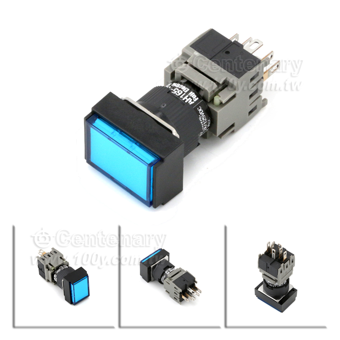 Fuji Electric_帶燈按鈕開關 (藍色 LED24V) - 129230 產品圖片