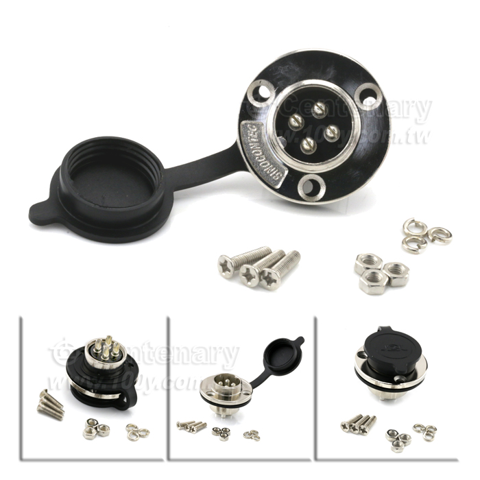 19M-Three Eyes Flange Socket - 121954 Product Image