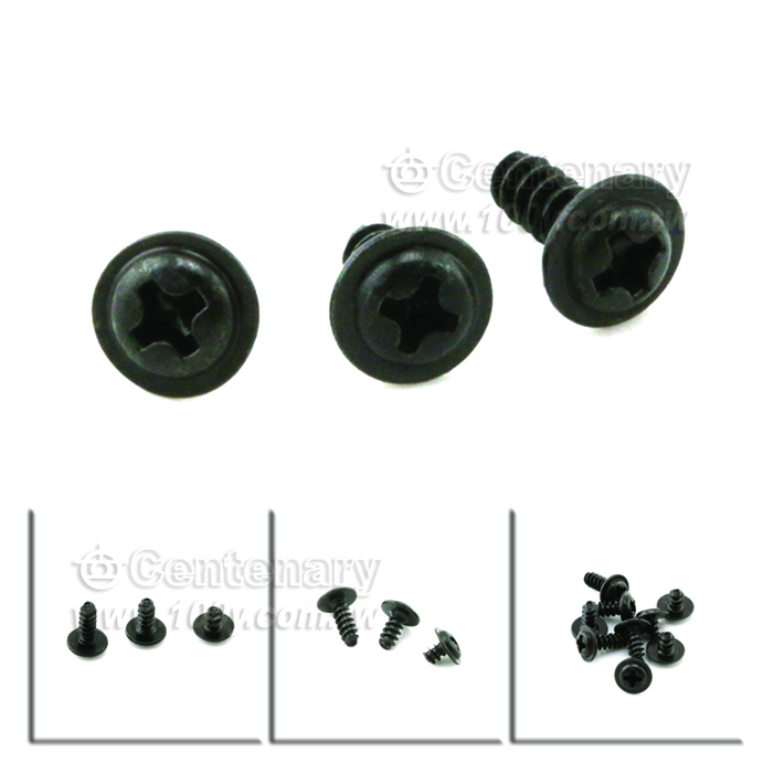 圓頭平尾⊕字黑鋅螺絲 M3*8mm - 120846 產品圖片
