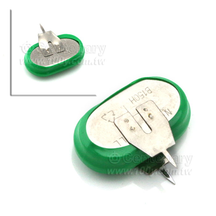 鎳氫扣式充電電池1.2V/150mAh  帶2P腳 - 126906 產品圖片