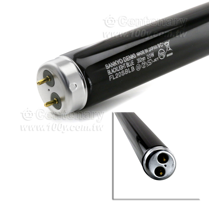 U.V黑燈管20W 352nm (L:580mm) - 129438 產品圖片