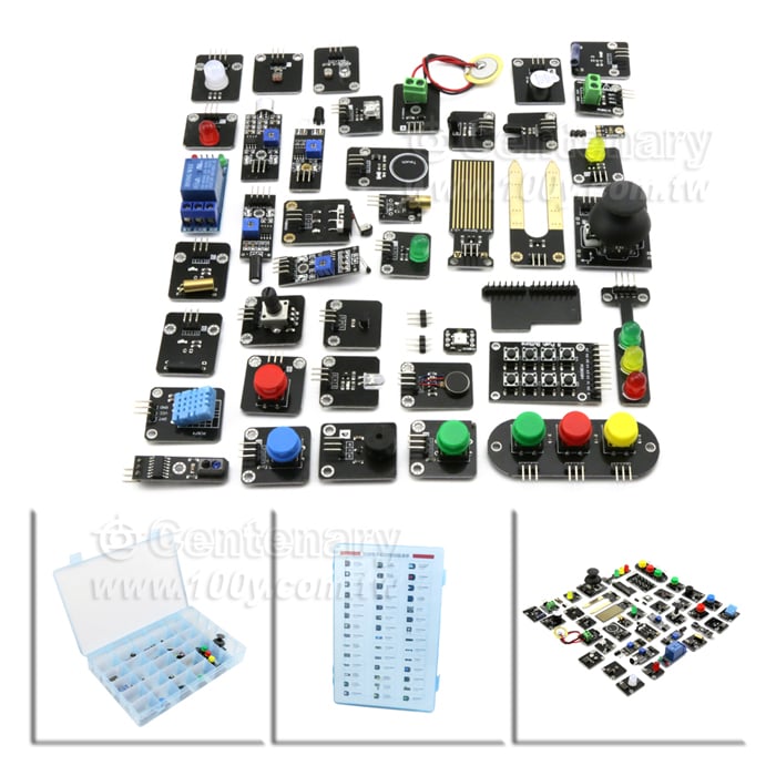 兼容arduino 傳感器套件 uno r3  42套件 - 129430 產品圖片