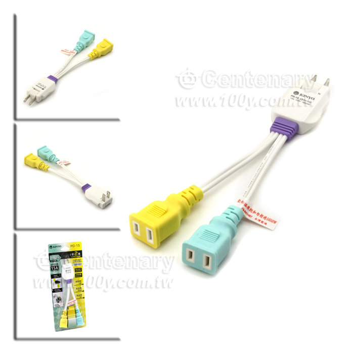1 to 2 Arbitrary Adapter Power Cord - 129449 Product Image