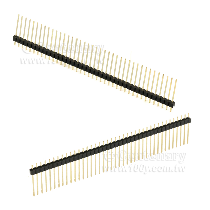 1*40P排針 180° P:2.54  30mm等長【ROHS】 - 105117 產品圖片