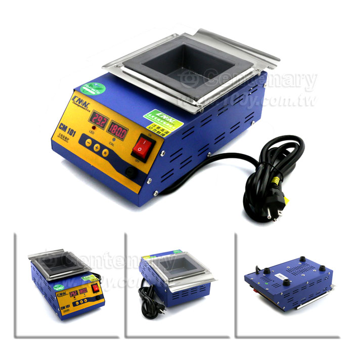 高溫無鉛數顯 方形小錫爐 800W 鍋爐尺寸： 100*100*45mm - 49876 產品圖片