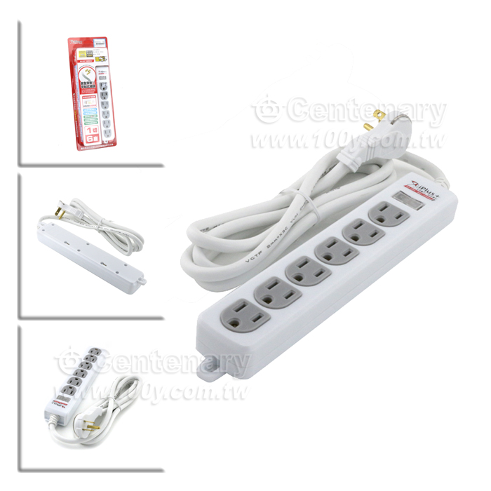 3P*6 AC Power Strip - 129393 Product Image