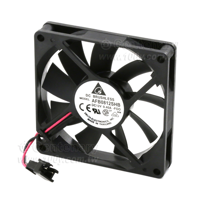Delta 雙滾珠0.4A 2線80*80*15mm - 130338 產品圖片