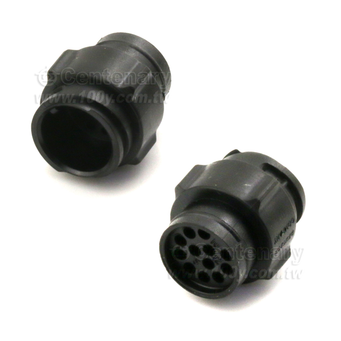 Deutsch IMC Series Cable Mount Housing, 12 Pole Socket, For Use With Male to Female Contact - 130535 Product Image