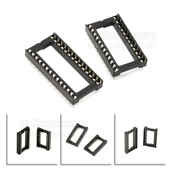 Solder Tail Low Profile Tin Plated IC Socket - 2917 Product Image