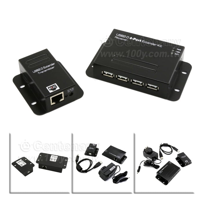 BENEVO_Network Cable Type 4 Port USB2.0 Extender