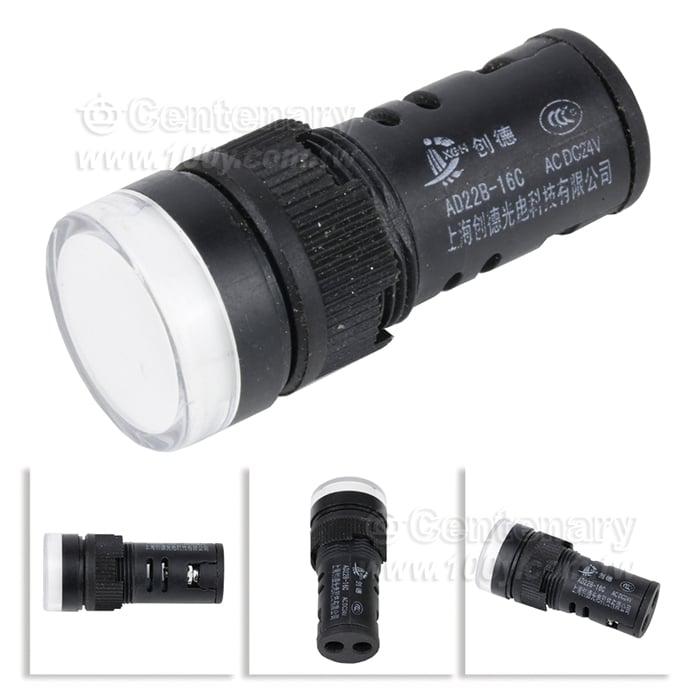 LED電源指示燈 16mm AC/DC110V 黃色 - 131232 產品圖片