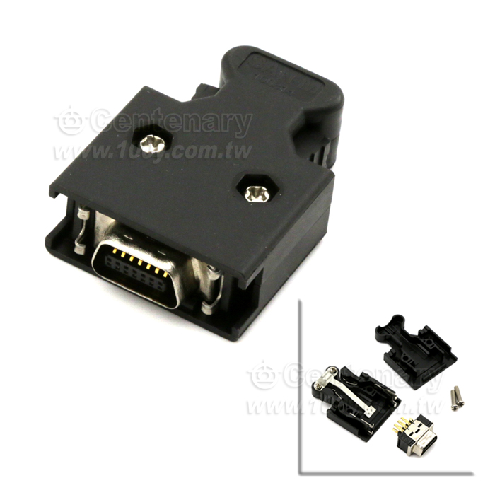 HPCN-MDR Cable Connector-male 14-Pin SCSI CN Connector-10314-10114 - 131287 Product Image