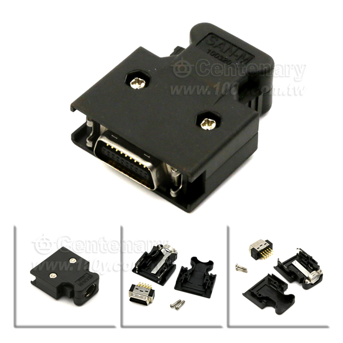 HPCN-MDR Cable Connector-male 14-Pin SCSI CN Connector-10314-10114 - 131290 Product Image
