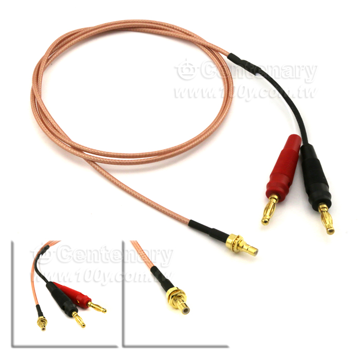 TEST LEAD-SMB(M)   Banana plug CABLE  L:0.5M