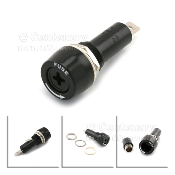 保險絲座(筒)  耐高溫 ∮6*30  15A250V - 131235 產品圖片