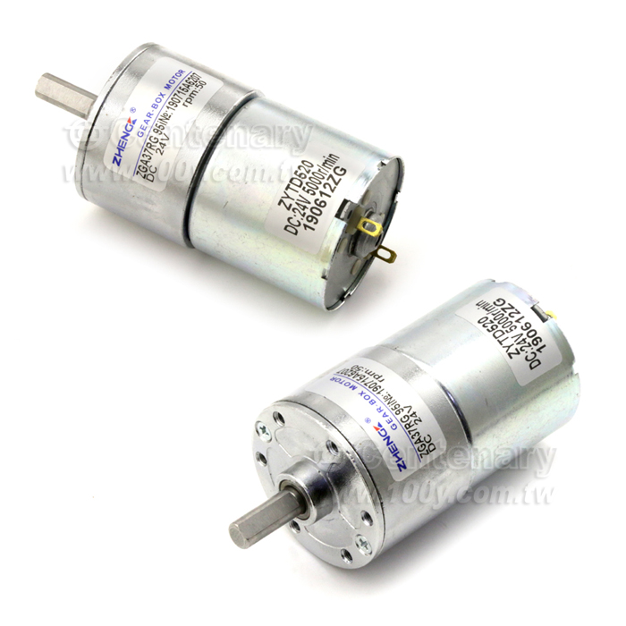 微型正反轉直流減速電機24V 長59.8寬36mm - 131618 產品圖片