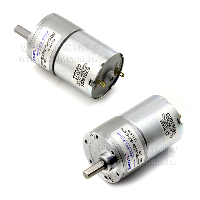 微型可調速正反轉直流減速電機偏心24V 長62.8寬36mm - 131593 產品圖片