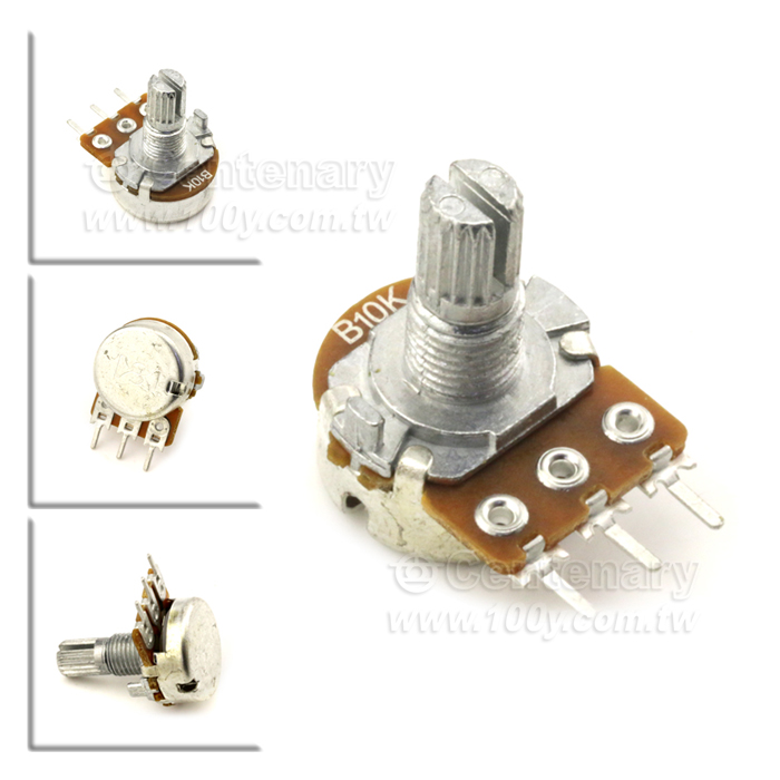插板式單聯可變電阻 1Kohm ±20% - 138589 產品圖片