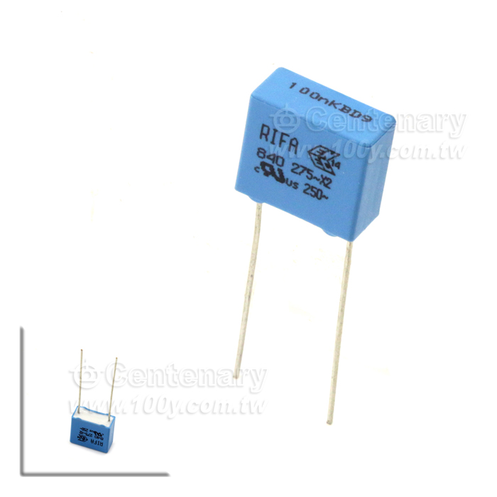 EMI suppressor, class X2 ,Metallized Polypropylene Film Cap. - 41163 Product Image