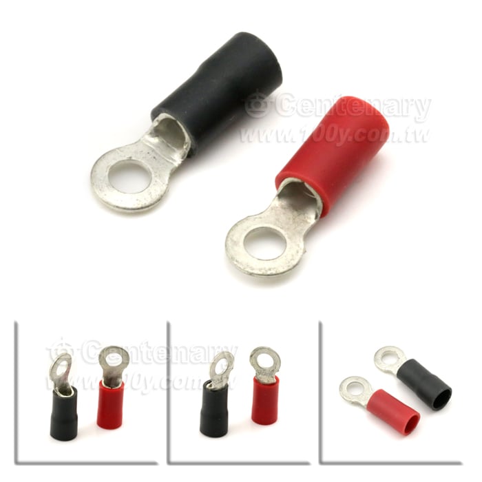 R型絕緣端子 22~16AWG 紅色 - 145378 產品圖片