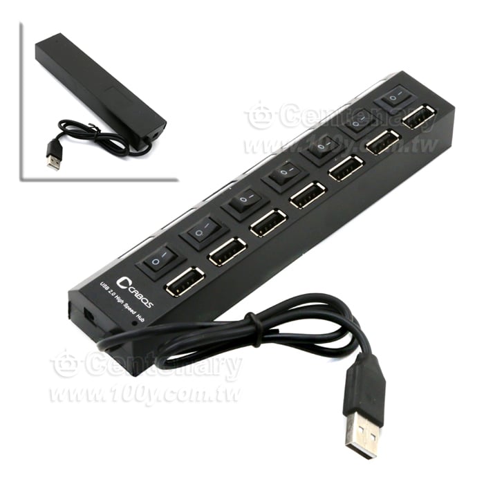 7 Port USB 2.0 HUB 集線器 - 132919 產品圖片