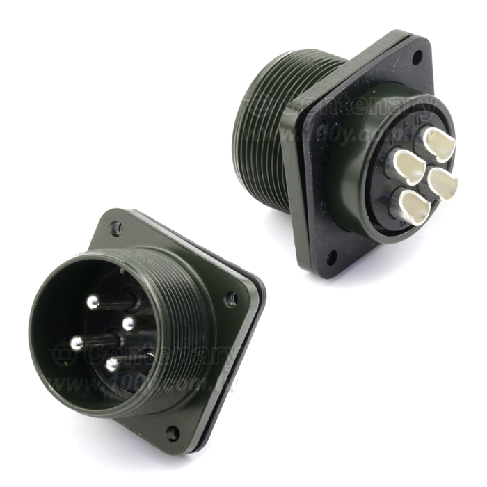 4P Box Mount Receptacle - 114657 Product Image