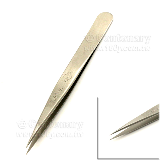 Weller Erem, Stainless Steel, Straight; Pointed, Tweezers - 133349 Product Image