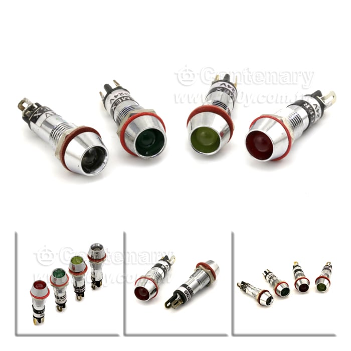 M8 LED燈附電阻 24V 黃 - 29554 產品圖片
