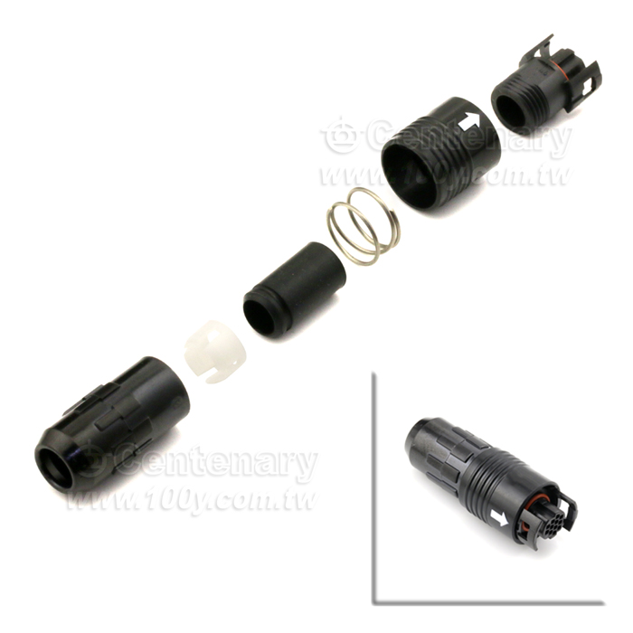 12P Female Plug 壓接式 - 87670 產品圖片