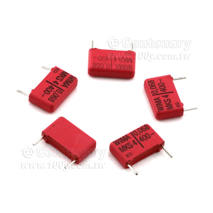 0.068uF/400V ±20%(角距15mm)
