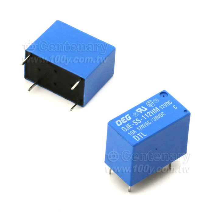 PCB繼電器 DC12V 10A - 98661 產品圖片