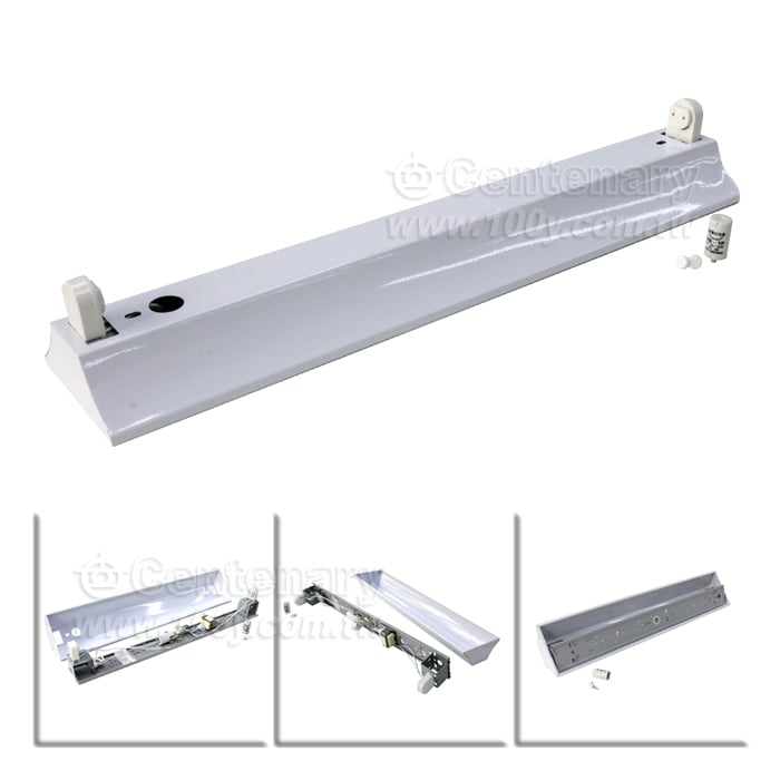 單管吸頂燈具 FOR: T8 20W 110V