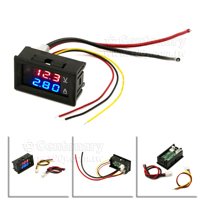 雙顯電壓電流表 100V/10A - 114970 產品圖片