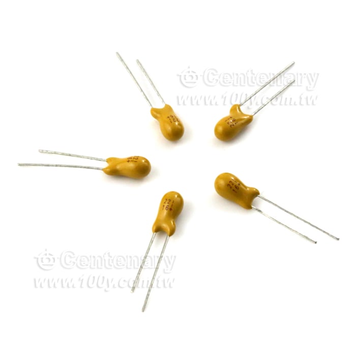 DIP鉭電 22uF/16V ±20%