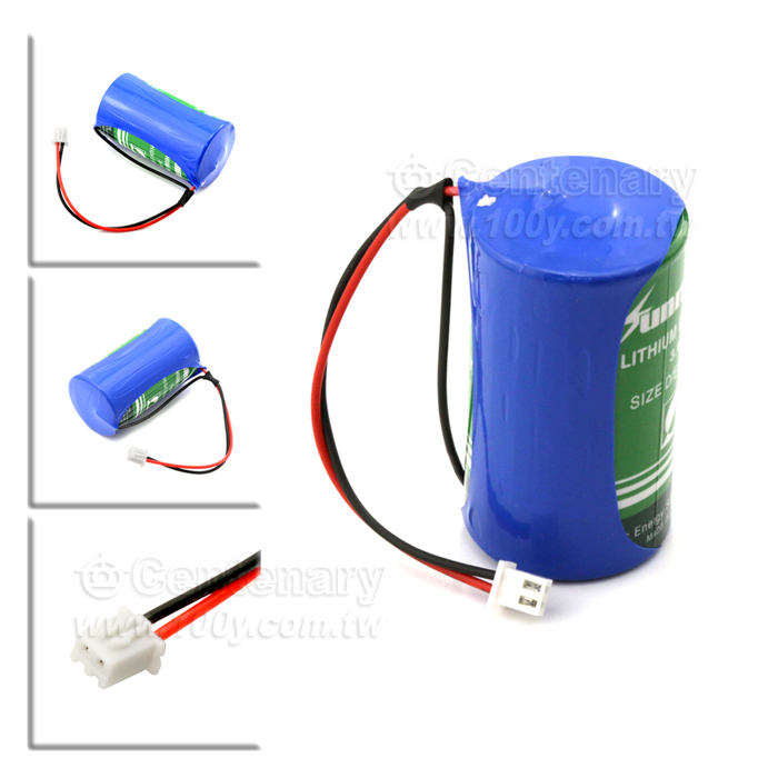 3.6V/19000mAh  鋰亞硫醯氯電池帶插頭 - 120191 產品圖片