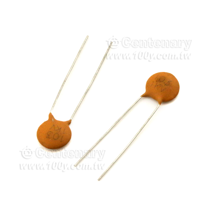 高壓陶瓷電容 0.01uF/1KV ±20% Z5U【ROHS】 - 42578 產品圖片