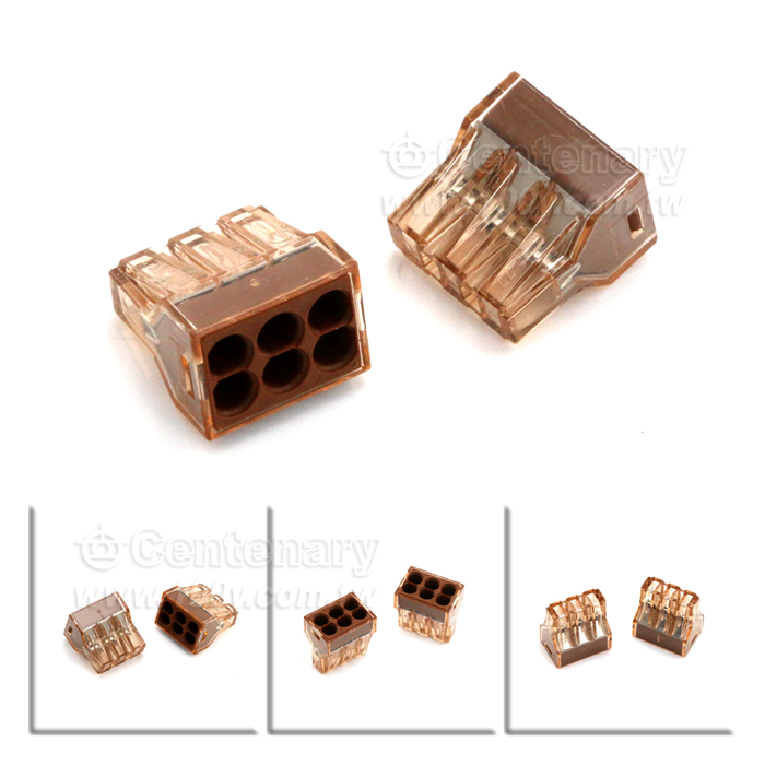 Push Wire Connector For Junction Boxes; For Solid Conductor - 134851 Product Image