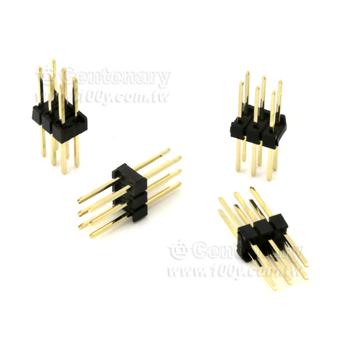 2.54mm Double Row Straight  Pin Header - 110698 Product Image