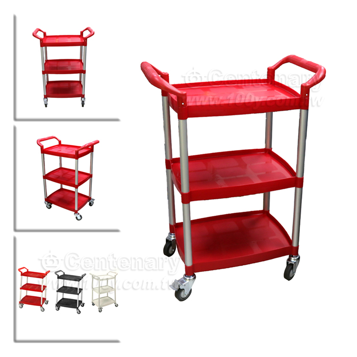 Lightweight Three-Tier Trolley - 100103 Product Image