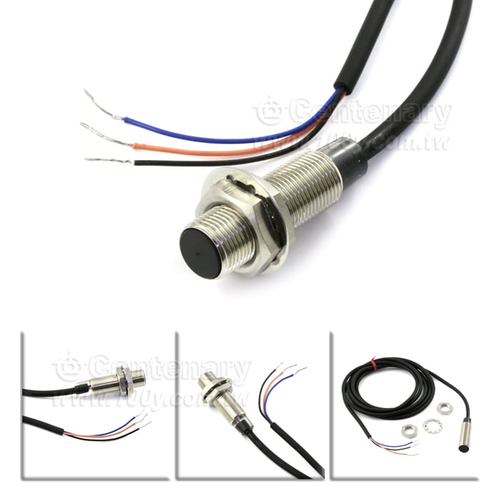 M12圓柱型近接開關 (NPN/NC/屏蔽型)