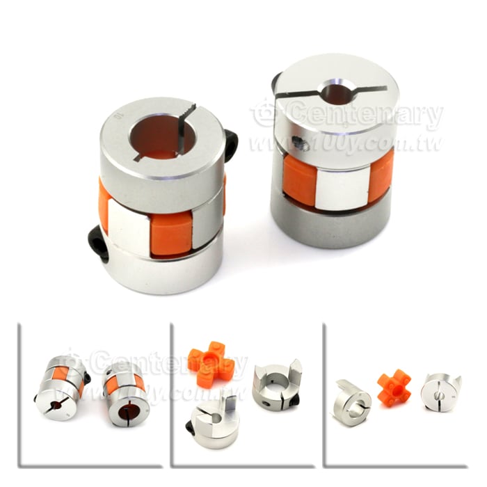 聯軸器 外徑:20mm 長:25mm 兩頭內孔:5+10mm